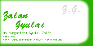 zalan gyulai business card