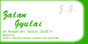 zalan gyulai business card